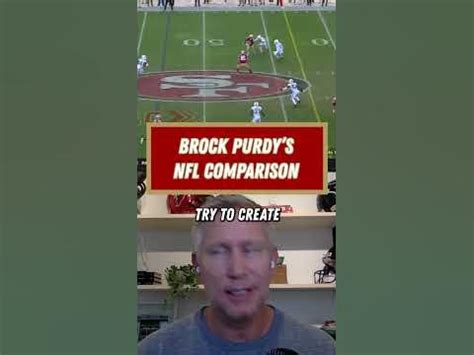 Brock Purdy's interesting NFL comparison - YouTube