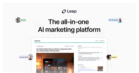 Leap AI | The all-in-one AI marketing platform