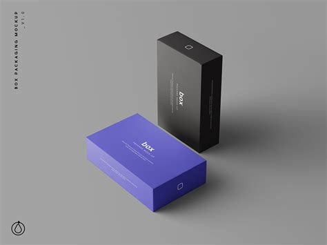 Box Packaging Mockup (PSD) on Behance