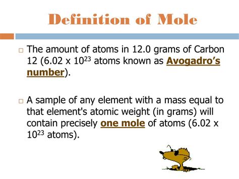 What Is The Definition Of A Mole In Chemistry - DEFINITIONVD