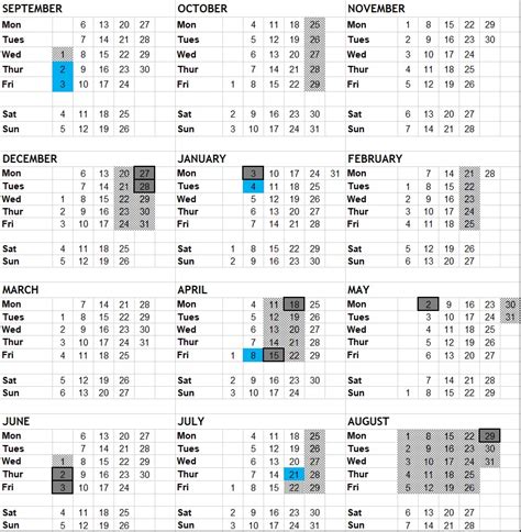 Term Dates » Blockley Primary School