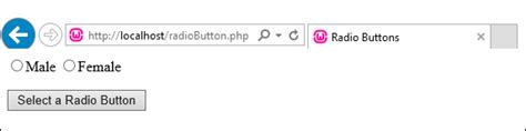 php tutorials: radio buttons