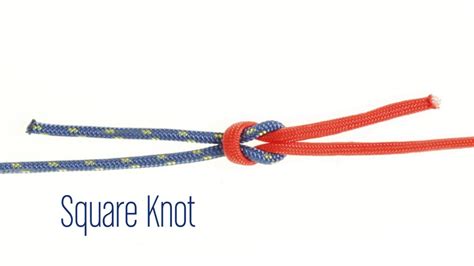 How to Tie a Square Knot - YouTube