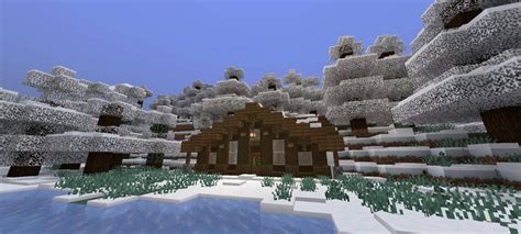 Let's make a snow cabin | Minecraft Amino