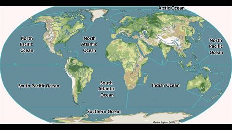 Learn 5 Oceans of the Earth ~ Quick Guide - YouTube