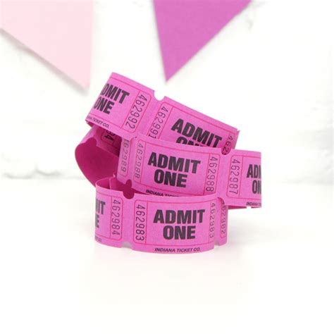 carnival fair tickets by peach blossom | notonthehighstreet.com