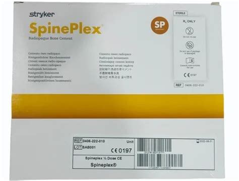 SPINEPLEX BONE CEMENT, SPINE SURGICAL BONE CEMENT at ₹ 6000/piece ...