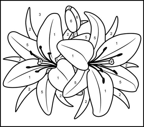 Adult Coloring Pages Printable Paint By Numbers - Coloring Home