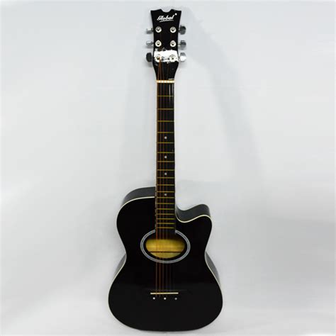 Global F382 Ordinary Acoustic Guitar (Black) - Global Musical Instrument