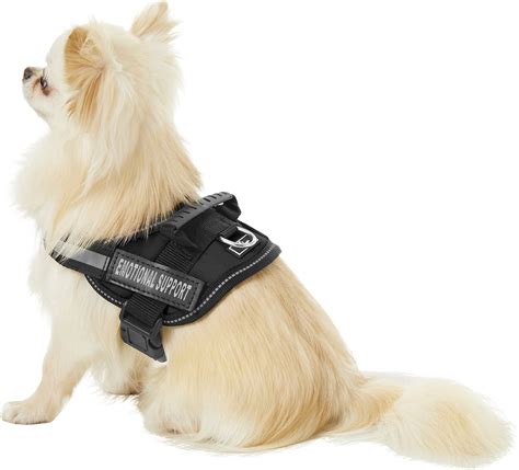 Doggie Stylz Emotional Support Dog Harness, XX-Small, Black - Chewy.com