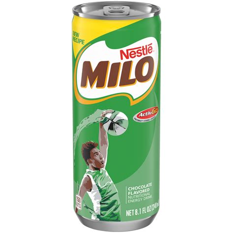 MILO Chocolate Nutritional Energy Drink 8.1 fl. oz. Can 8.818 oz. - Walmart.com - Walmart.com