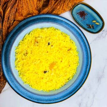 Indian Saffron Rice Recipe (Instant Pot) - Easy Indian Cookbook