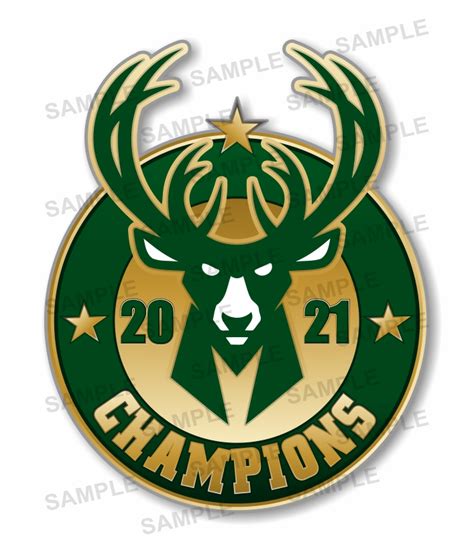 Milwaukee Bucks NBA Champions 2021 Precision Cut Decal / Sticker