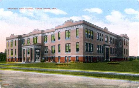 Terre Haute Postcards - Garfield High School (1)