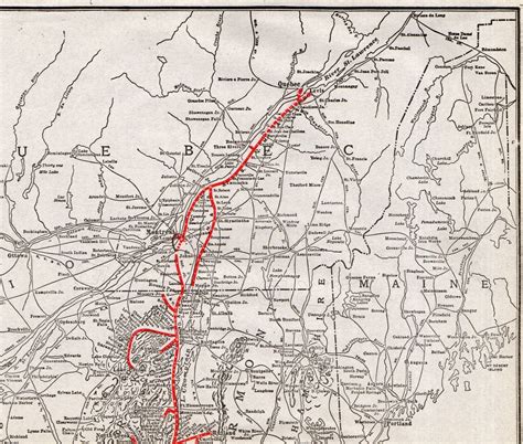 1924 Antique Delaware and Hudson Railroad System Map Delaware | Etsy