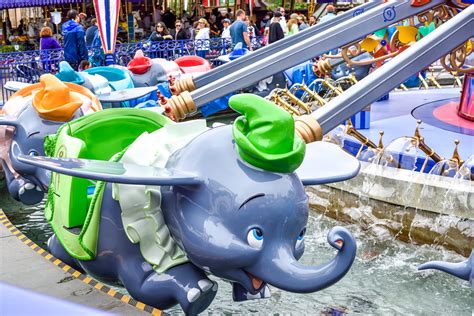 Dumbo the Flying Elephant at Disneyland Resort - World of Universal