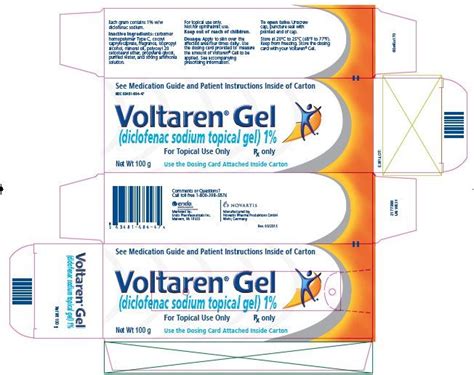 Voltaren Gel - FDA prescribing information, side effects and uses | การออกแบบบรรจุภัณฑ์, ของจิ๋ว ...