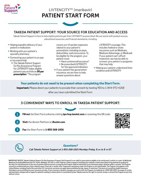 Takeda Patient Support HCP | LIVTENCITY Tools & Support Resources