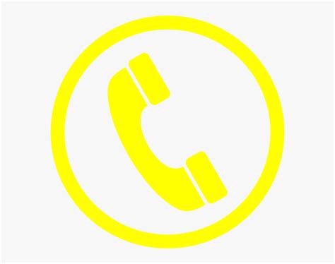 Phone Icon Png Transparent -call Logo Png Yellow, Transparent - Phone Icon Green Png, Png ...