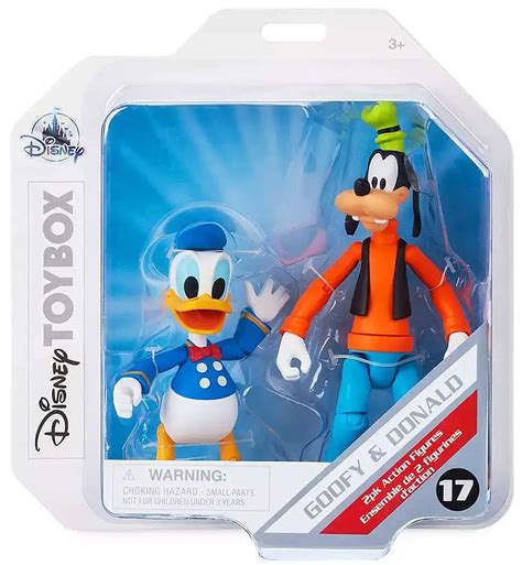 Disney Mickey Mouse Toybox Goofy Donald Duck Exclusive Action Figure - ToyWiz