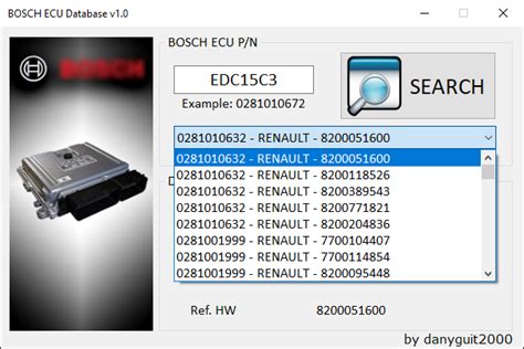 BOSCH ECU Database - MHH AUTO - Page 1