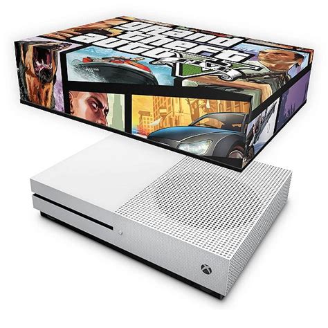 Xbox One Slim Capa Anti Poeira - GTA V - Pop Arte Skins