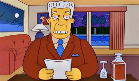 Kent Brockman reporting from his own home Blank Template - Imgflip