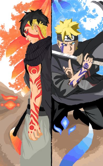 boruto vs kawaki - ibisPaint