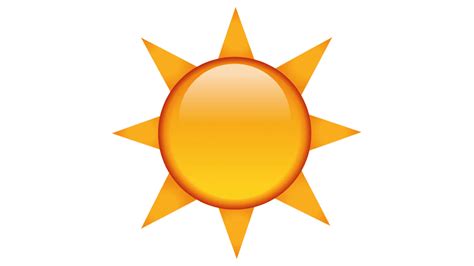 Sun Emoji - what it means and how to use it.