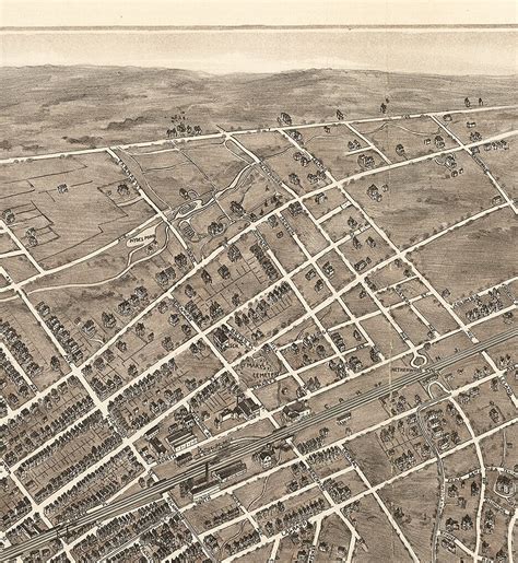 Map of Plainfield and North Plainfield Somerset Co. New | Etsy