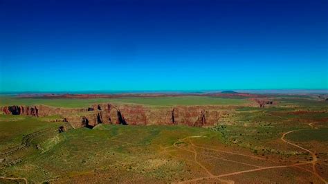 Above The Arizona Desert Plateau - Stock Video | Motion Array