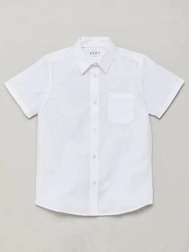 Cotton Half sleeves White School Uniform Shirt, Rs 199/piece Pcm ...