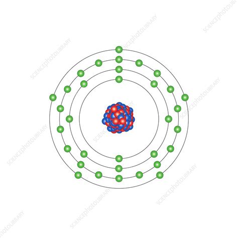 Arsenic, atomic structure - Stock Image C013/1577 - Science Photo Library