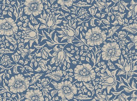 Floral Vintage Wallpaper Pattern Free Stock Photo - Public Domain Pictures