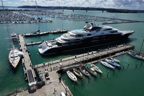 134m super yacht SERENE docked in Auckland’s Silo Marina — Yacht Charter & Superyacht News