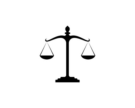Justice lawyer logo and symbols template icons app 585313 Vector Art at ...