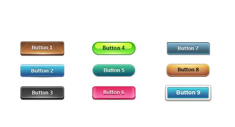 40 Free High-Quality Web Button PSD Downloads - WebFX