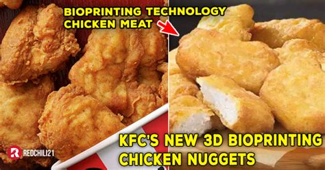 KFC to Roll Out World First "3D Bioprinting" Chicken Nuggets, Still Finger Licking Good ...