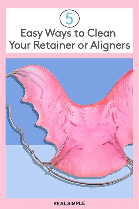 5 Easy Ways to Clean Your Retainer or Aligners | How to clean retainers, Retainer cleaner, Retainers