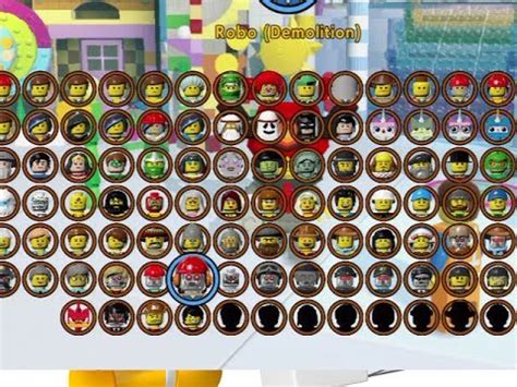 THE LEGO MOVIE VIDEOGAME - ALL CHARACTERS UNLOCKED - YouTube