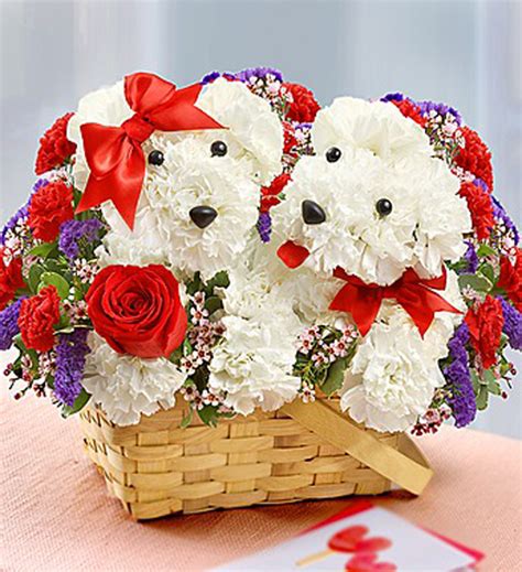 How About Some Dog-Shaped Flowers for Mother's Day?