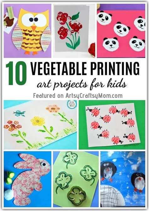 Vegetable Art For Kids