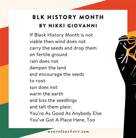 40 Powerful Black History Month Poems for Kids of All Ages - Brand New ...