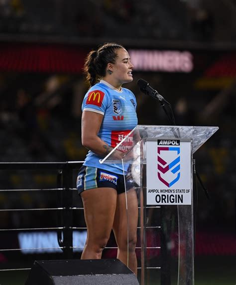 State of Origin 2023, NRLW, New South Wales, Sky Blues, Isabelle Kelly ...