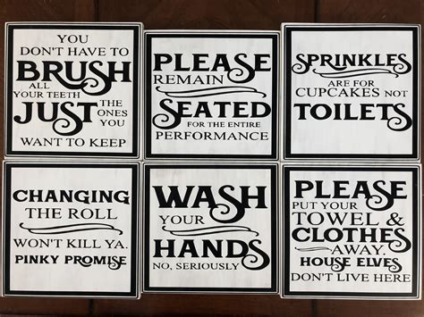 Funny Bathroom Signs Printable - Customize and Print