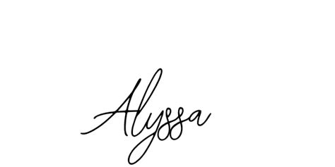 84+ Alyssa Name Signature Style Ideas | Amazing Digital Signature