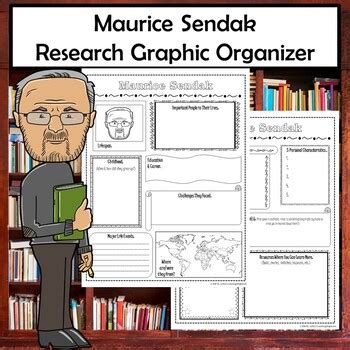 Maurice Sendak Biography Research Graphic Organizer | TpT