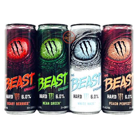 Monster The Beast Unleashed Hard Seltzer 4Pk Bundle 12oz Cans – 3brothersliquor