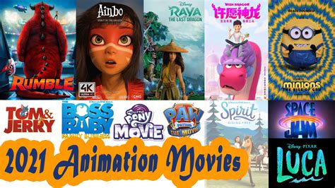 List Of Upcoming Major 2021 Animation Movies - Animation Songs