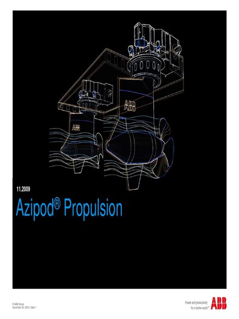 Azipod Presentation PDF | PDF | Propulsion | Manufactured Goods